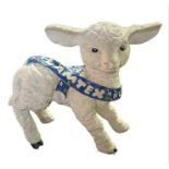 A Lamtex Rugs advertising figure of a lamb, hard m