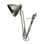A modern industrial style arm lamp