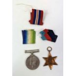 Medals – WWII War Medal and Atlantic star, with ri