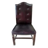 George Smith button back desk/side chair