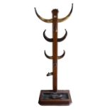 A late 19th/early 20th century novelty coat stand,
