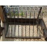 A metal wall mounted hay rack92cms wide 47cms high