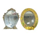 A circa1920/30's easel back dressing mirror