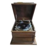 A Colombia Grafonola table top wind up gramophone