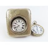 A silver fronted Goliath watch case, by Saunders &