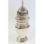 A 20th century silver sugar sifter, London 1923, E