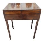 An early 19th Century mahogany gentlemans washstan