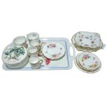 A quantity of assorted decorative tea ware includi