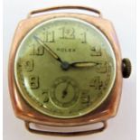 Rolex - a vintage watch face, the round dial with