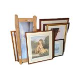 A quantity of framed pictures and prints including