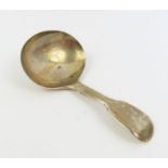 A late Georgian silver caddy spoon, London 1824, m