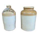 A stoneware cider jar for Harding & Co Bradford on