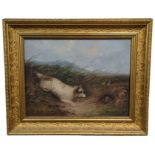 W Gregory (J Langois 1855 - 1904) - Terrier chasin