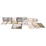 A large quantity of framed pictures