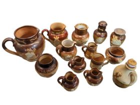 A quantity of Doulton stoneware miniature items in