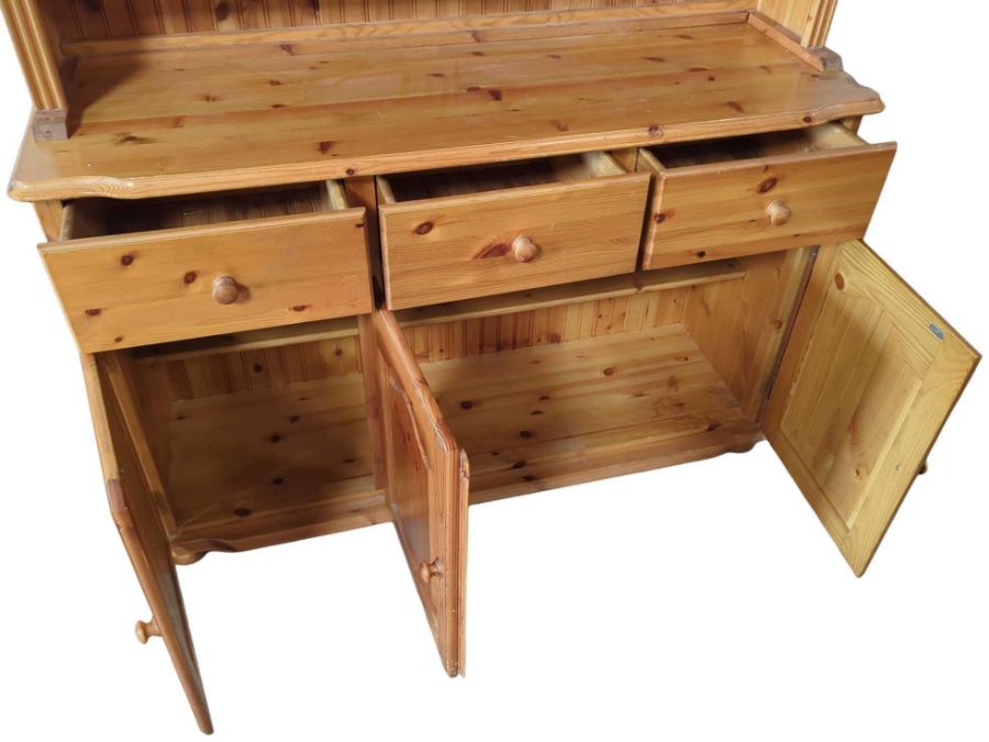 A contemporary orange pine dresser, 183cm, 133cm, - Image 2 of 4