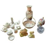 A quantity of Hammersley miniature pottery items,