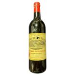 A bottle of Chateau La Tour du Pin Figeac 1980