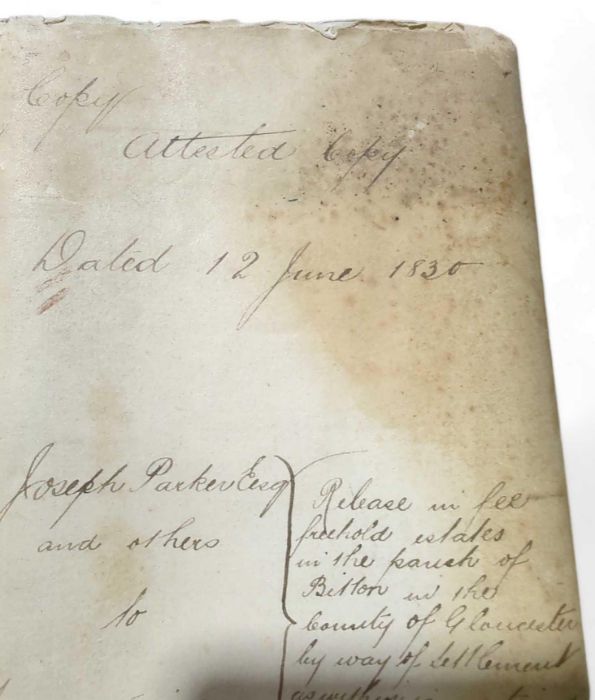 A quantity of early Indentures and other legal doc - Image 4 of 5