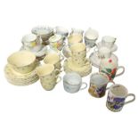 A quantity of decorative teaware and decorative mu