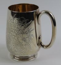 Victorian silver mug, by Walter & John Barnard, Lo