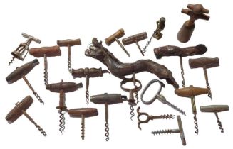 A quantity of assorted corkscrews includes all met