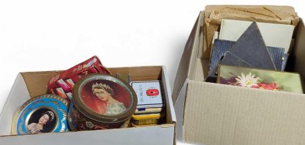 Collection of 20th century commemorative tins (alo