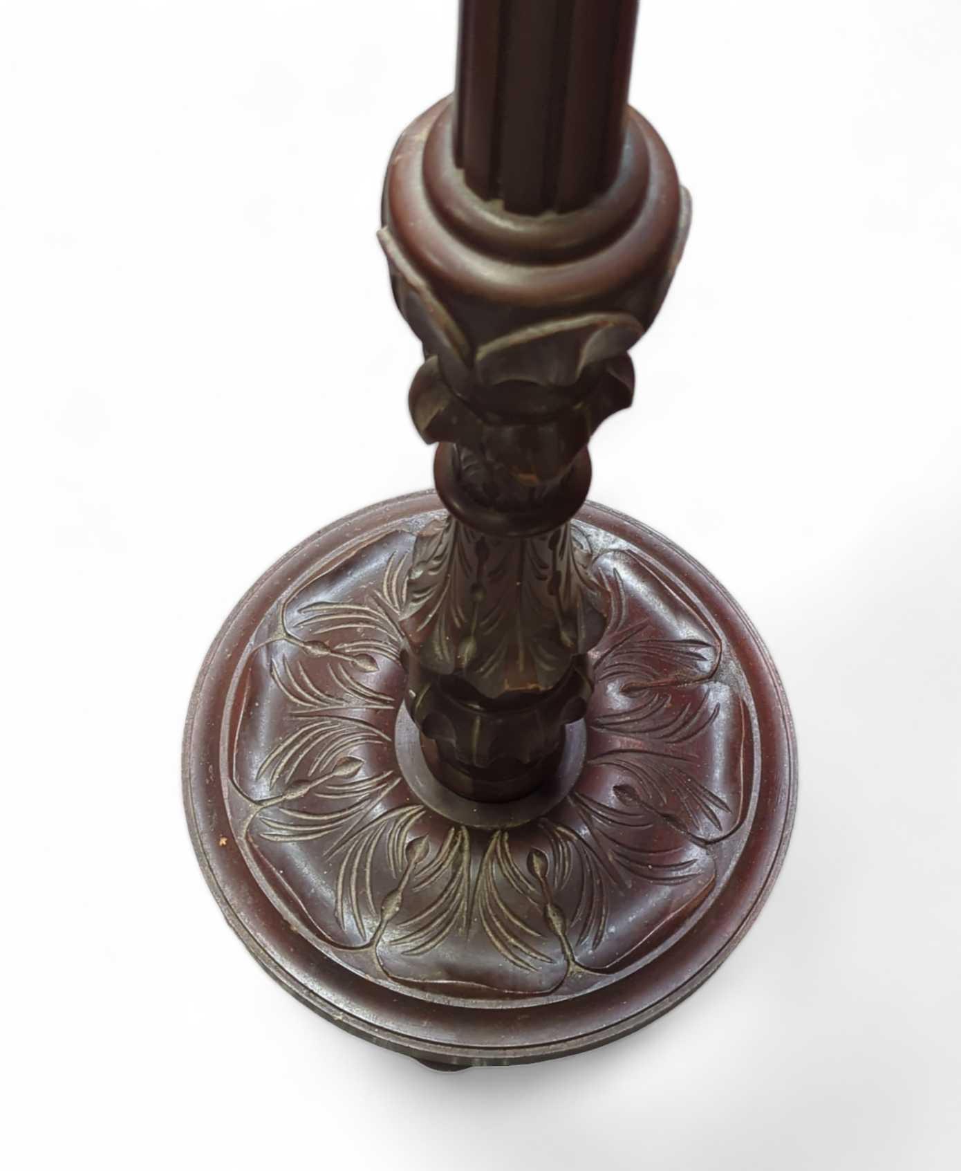 A Victorian mahogany occasional table, a standard - Image 5 of 6