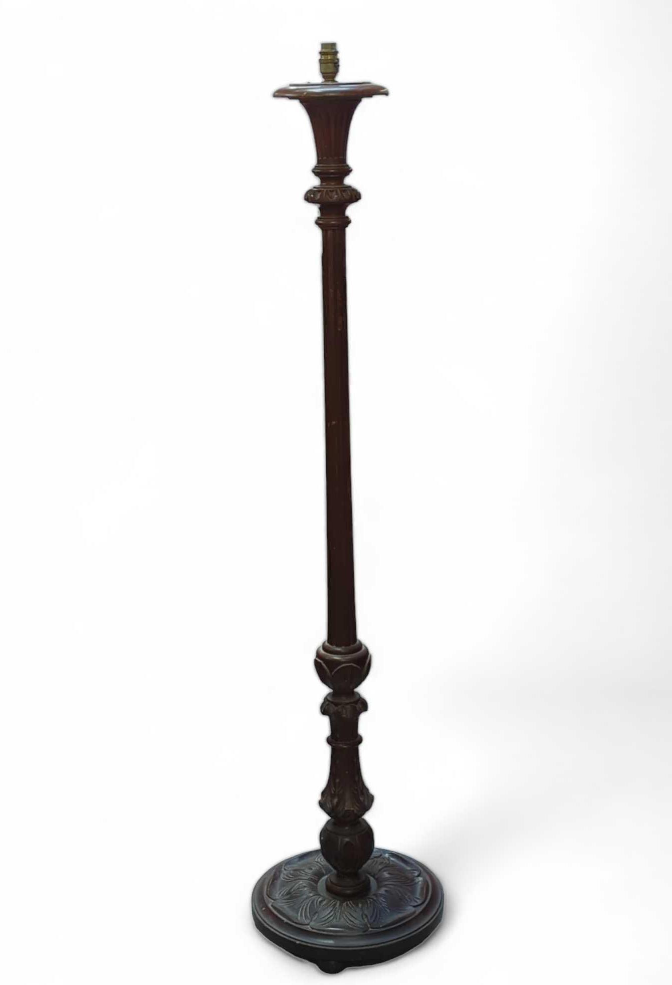 A Victorian mahogany occasional table, a standard - Image 4 of 6