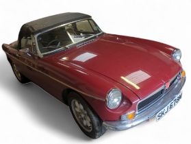 MGB Roadster, this car has been restored