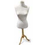 A Contemporary dress makers mannequin, 134cm high