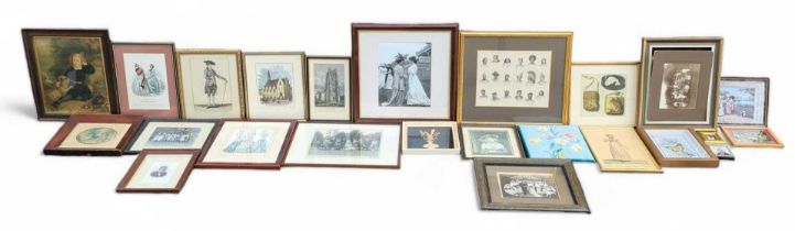 A quantity of assorted framed pictures and prints