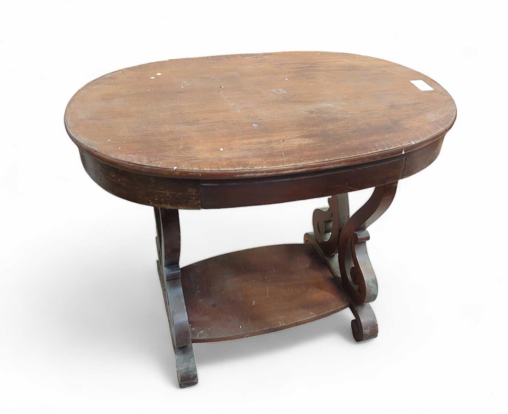 A Victorian mahogany occasional table, a standard - Image 2 of 6