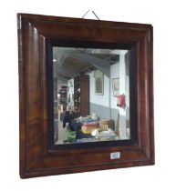An early 19th Century rectangular wall mirror with
