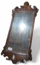 A 19th Century Swansea style wall mirror with shel