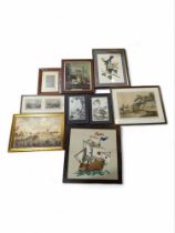 A quantity of framed decorative prints and picture