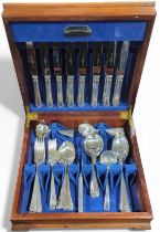 A canteen of Elkington silver plated cutlery, 8 pl