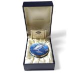 A Moorcroft enamels limited edition circular box a