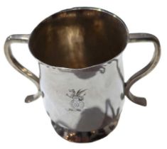 A contemporary Scottish silver two-handled cup