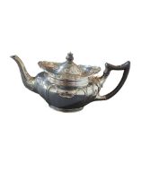 An Edwardian silver teapot, by Richard Martin & Eb