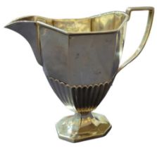 A Victorian silver cream jug, by Arthur & John Zimmerman