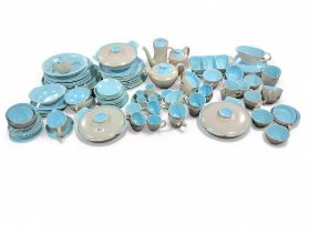 An extensive collection of Poole tableware