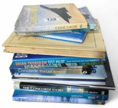 Concorde - a quantity of books relating to Concord