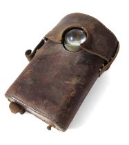 A WWI officers Orilux bulls eye battery torch by J