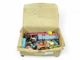 A quantity of unboxed diecast vehicles including D