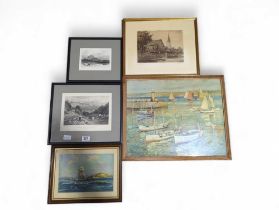 A quantity of framed prints and engravings