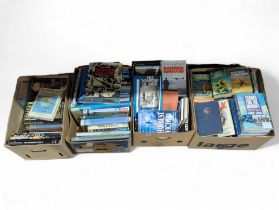 Four boxes of books relating to RAF, fighter plane