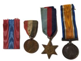 Medals - WWI WM named GS-66496 Pt F Westgoll R Fus