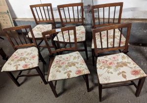 A set of seven (one carver and six chairs) oak cha