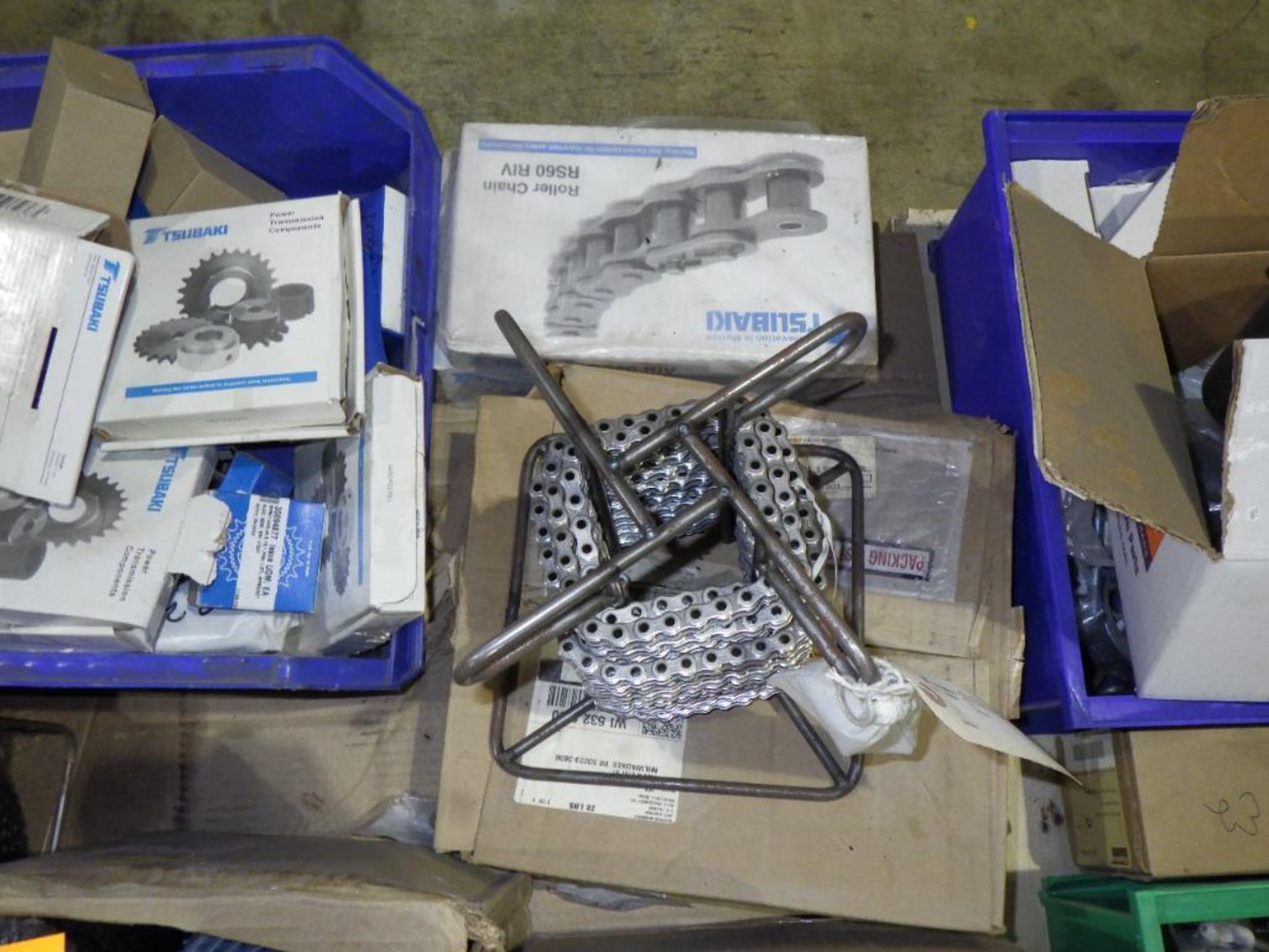 (2) Pallets of assorted MRO parts including chains - Image 9 of 15